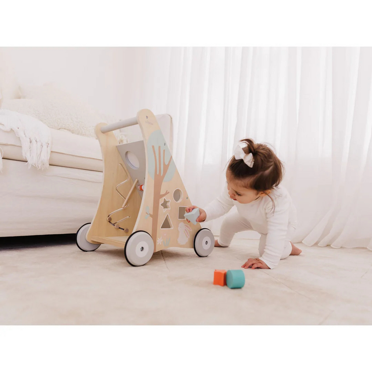 BUBBLE Wooden Activity Play Walker (18m+)