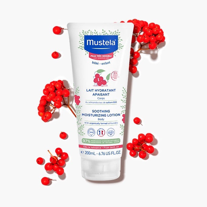 Mustela Soothing Moisturizing Lotion With Organically Farmed Schisandra for Very Sensitive Skin (200ml)