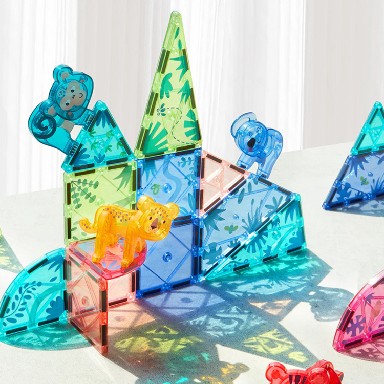 Mideer Colorful Magnetic Tiles - 40Pcs (3Y+)