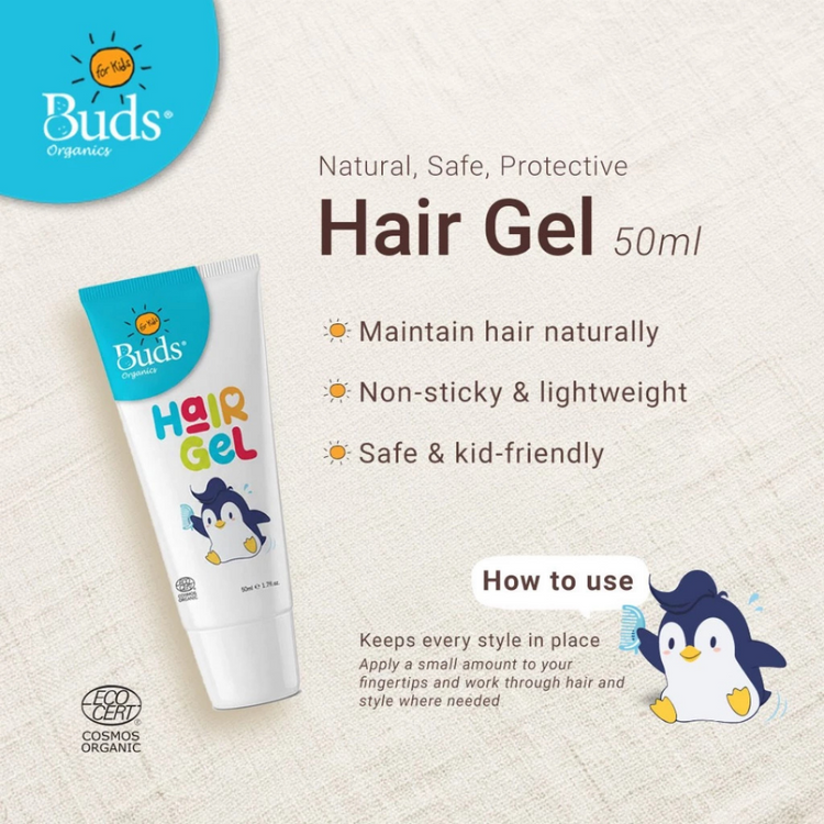Buds For Kids Organics Hair Gel 50ml