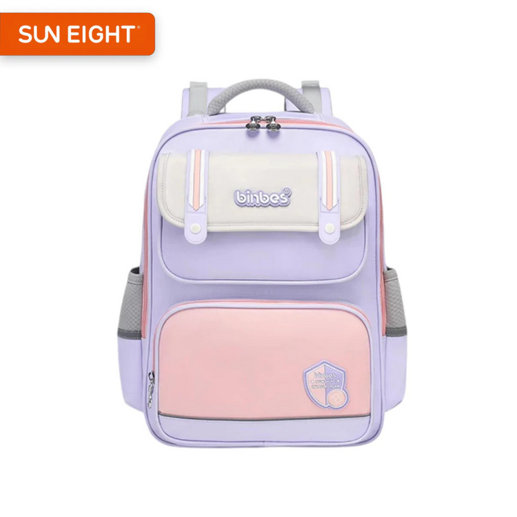 binbes® by Sun Eight Matez Ergonomic Spine Protection Primary School Bag with FLOATECH™