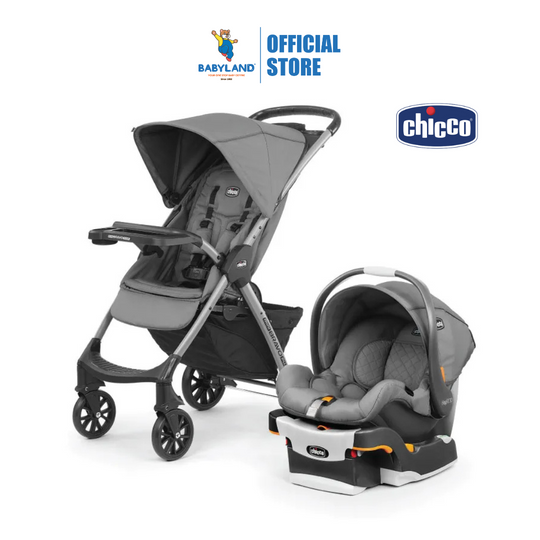 Chicco Mini Bravo Plus Travel System Stroller + Car Seat (6 months till 22.7kg)