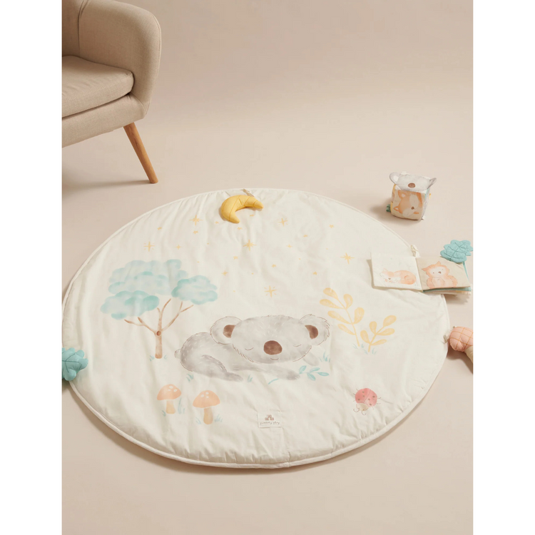 Purebaby Organic Reversible Sensory Play Mat - Little Nap