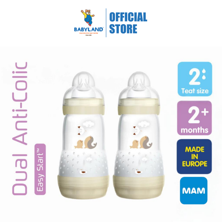 MAM Easy Start Anti-Colic Bottle 260ml (Twin Pack)