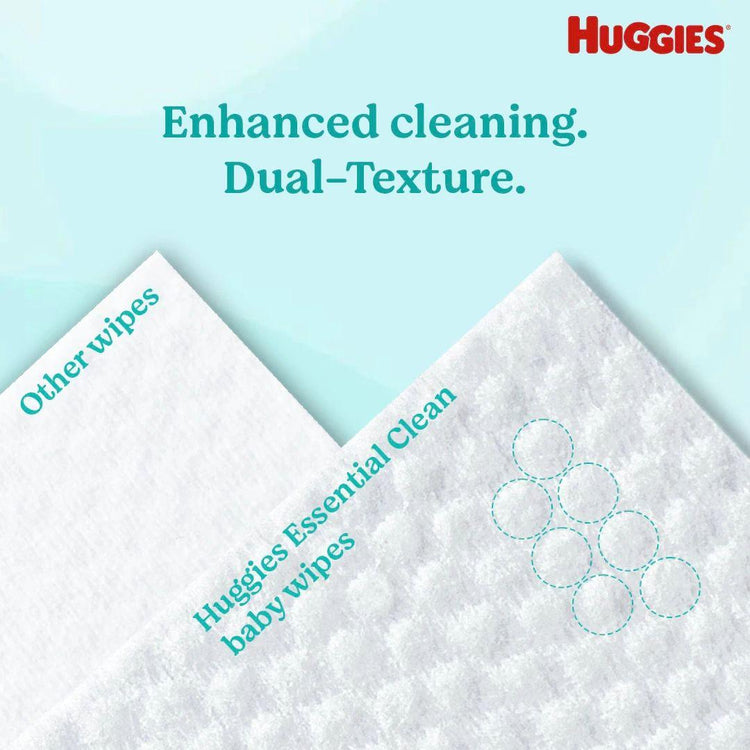 Huggies Wipes Hug Essential Clean 80S