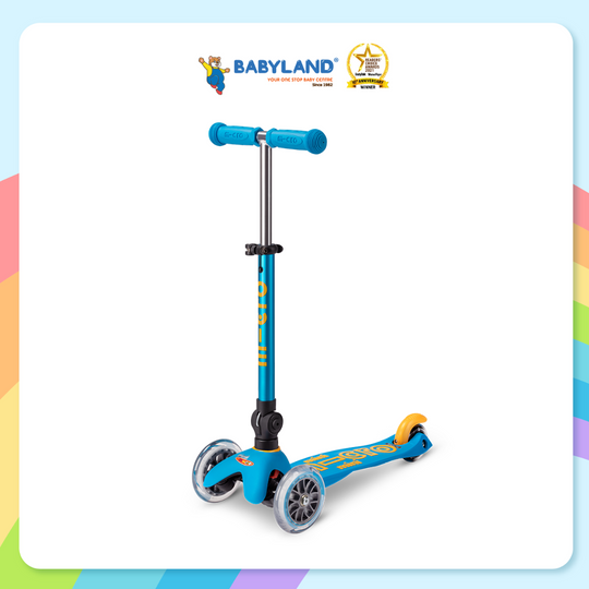 Micro Mini Deluxe Foldable Ocean Blue Scooter (2-5yrs)