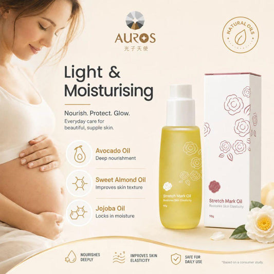 Nootkaherb Stretch Mark Oil 90ml – Pregnancy & Postpartum Massage Oil