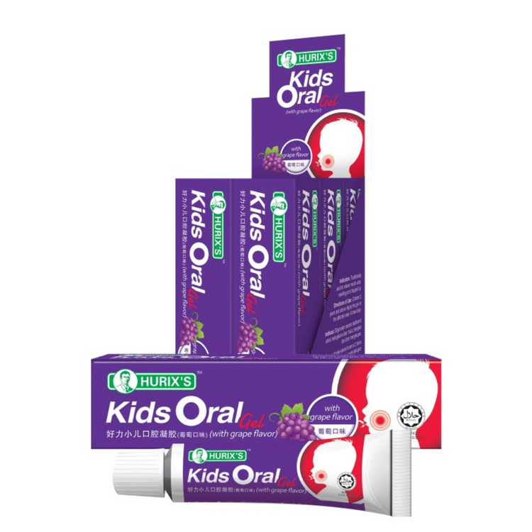 Hurix's Kids Oral Gel With Grape Flavour (6gm)