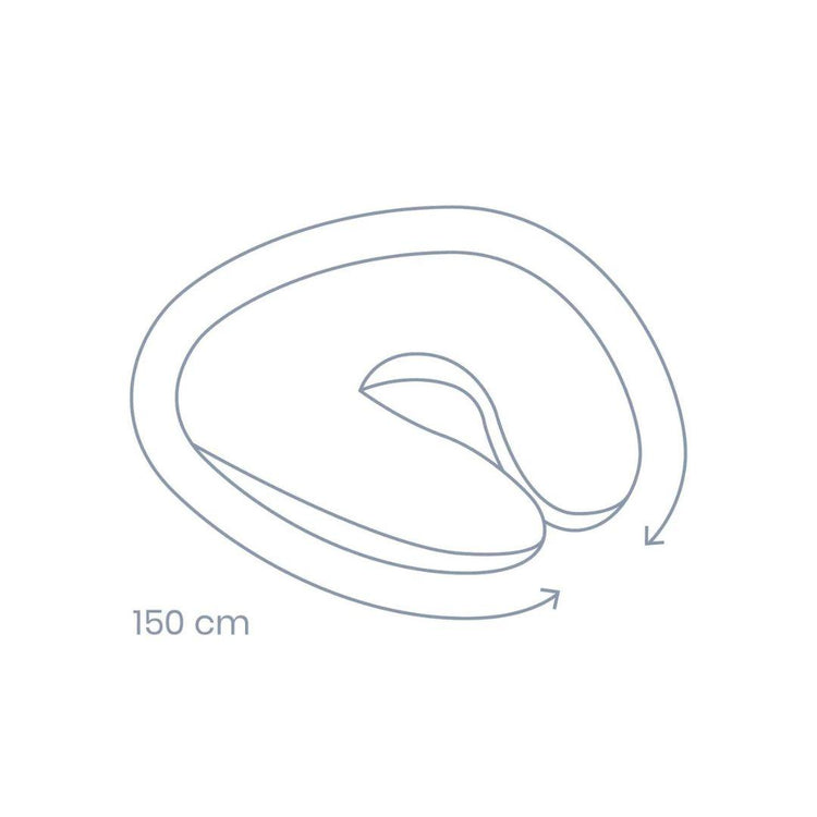Doomoo Softy Nursing Pillow - Cloudy Kaki