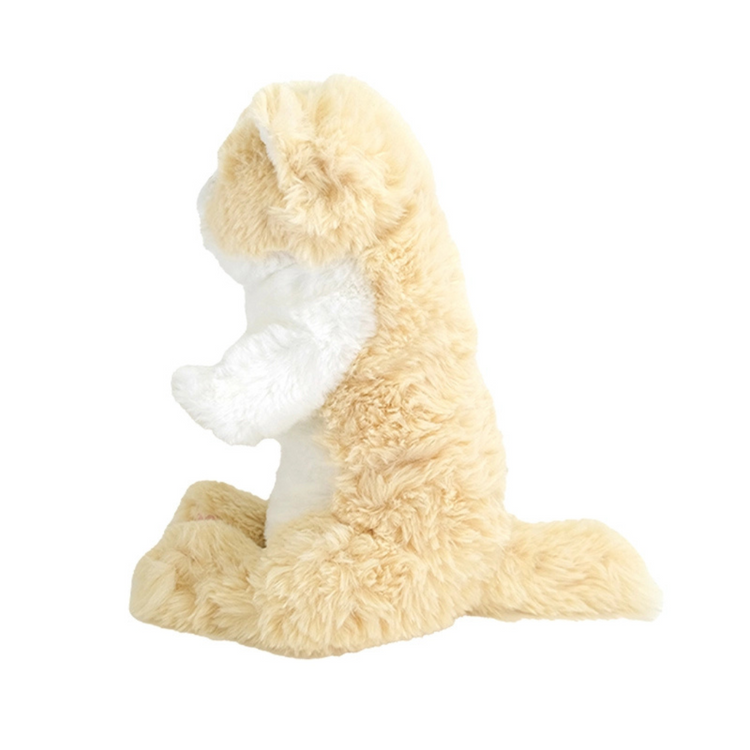 Sunlemon 1383 Cream - Lying Cat Sleeping Face Stuffed Toy S