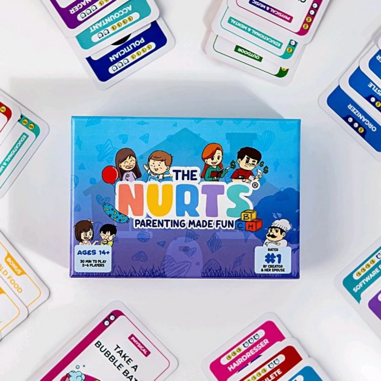 The Nurts Parenting Made Fun Card Game | 14yrs+ | Strategic Fun & Family Friendly Game Night Educational Card Game