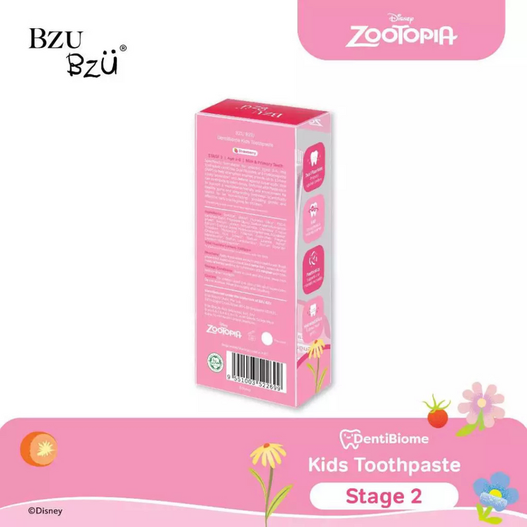 BZU BZU DentiBiome Kids Toothpaste (Strawberry) (Stage 2) - 50g