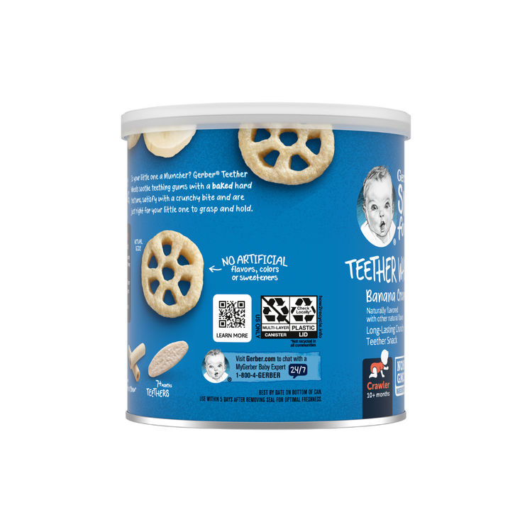 Gerber Teether Wheels - Banana Cream 42g (10m+)