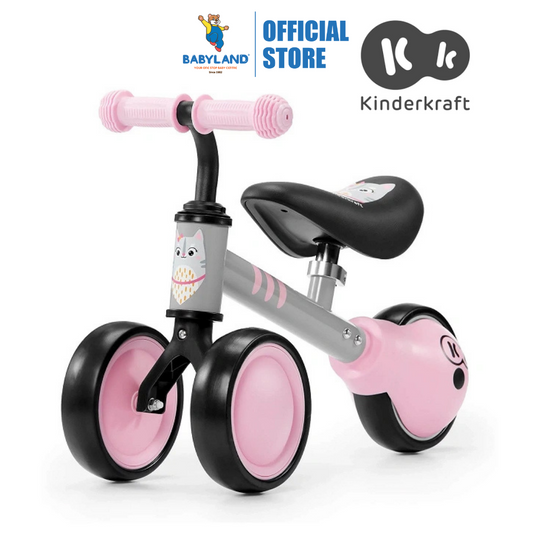 Kinderkraft Balance bike CUTIE - Light Pink (1 year up to 25 kg)