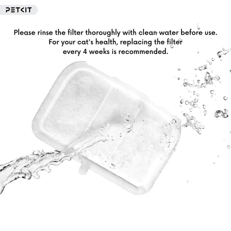 PETKIT Water Fountain Filter Unit RECT for Eversweet Max ( 5 Pcs)