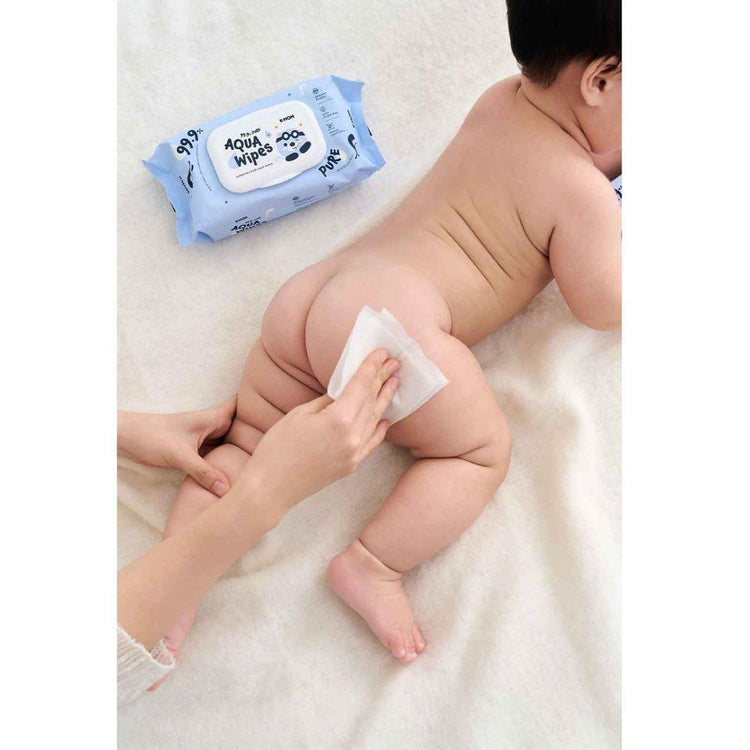 K-Mom 99.9 Pure Aqua Wipes (60 Pcs)