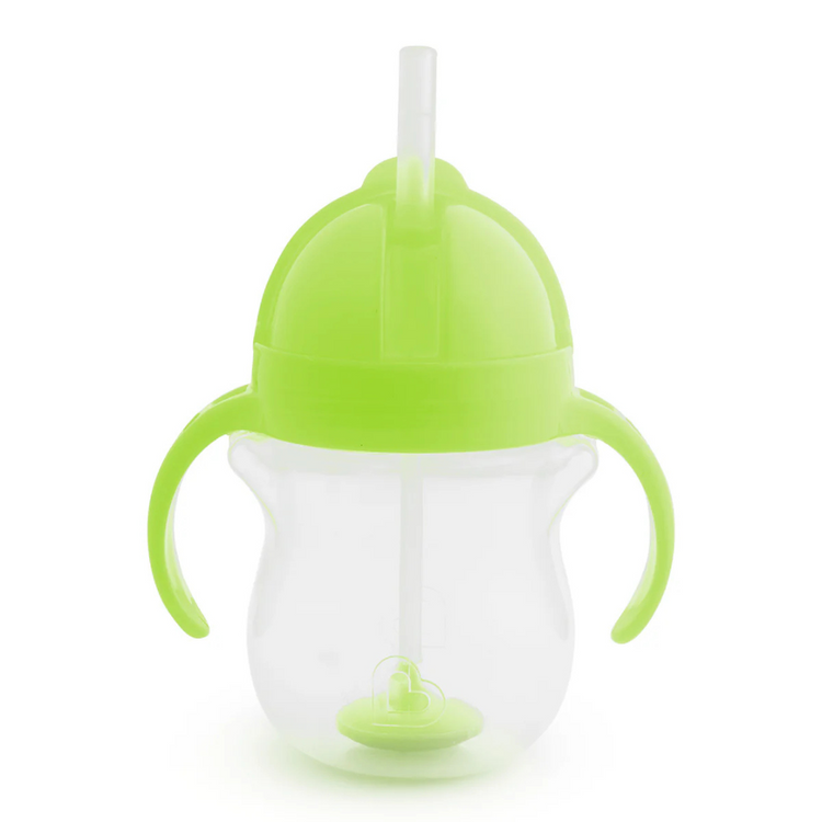 Munchkin Any Angle™ Click Lock® Weighted Straw Trainer Cup, 7oz (6m+)