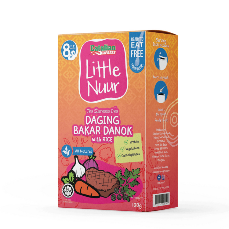 Eatalian Express Little Nuur Baby Food Stage 2 (8m+) | Makanan Bayi Bertekstur Lembut