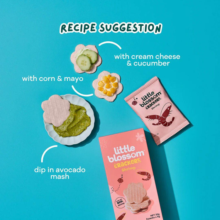 Little Blossom Crackers 32g - Shrimp