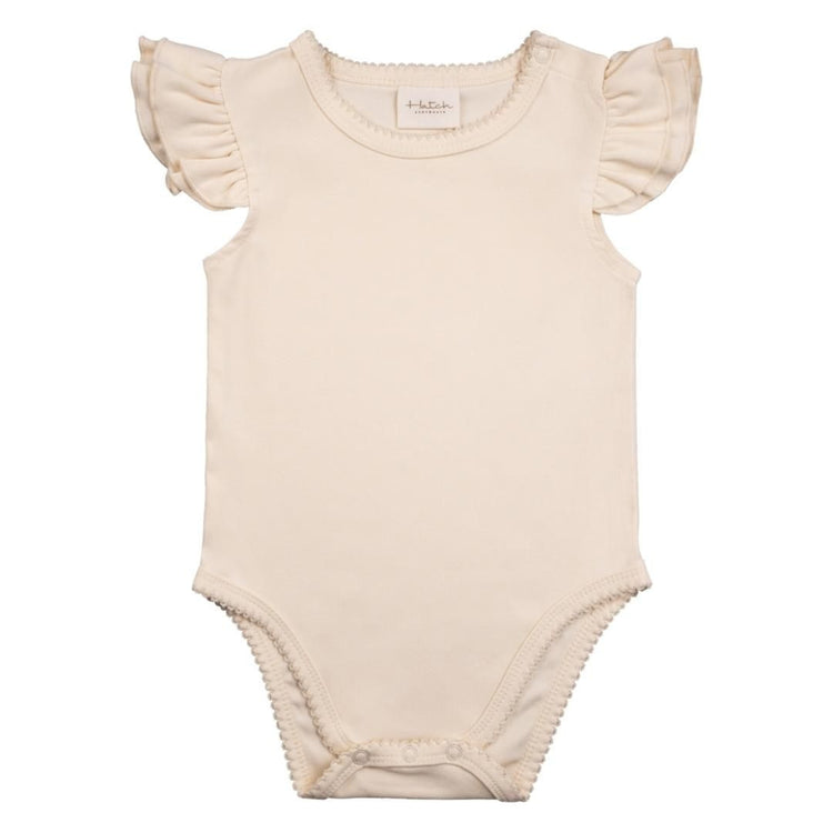 Hatch Australia Ruffled Sleeves Romper