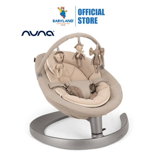 Nuna LEAF™ Grow Baby Seat & Rocker with Toy Bar - Biscotti New 2024