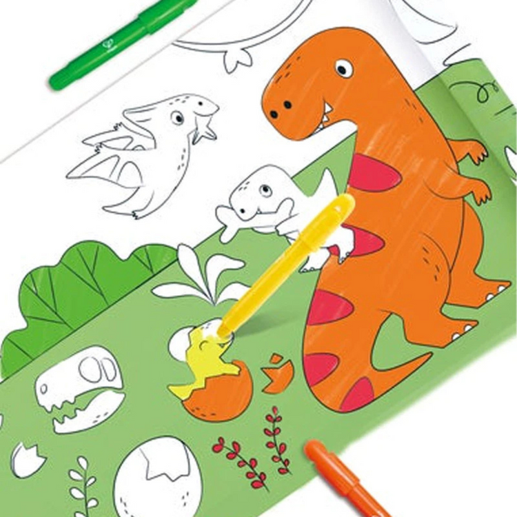Hape 2017 Dinosaur Doodle Paper Roll Suitable For Age 3-6 Years