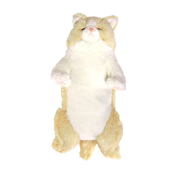 Sunlemon 6472 Cream - Lying Cat Sleeping Face Stuffed Toy M