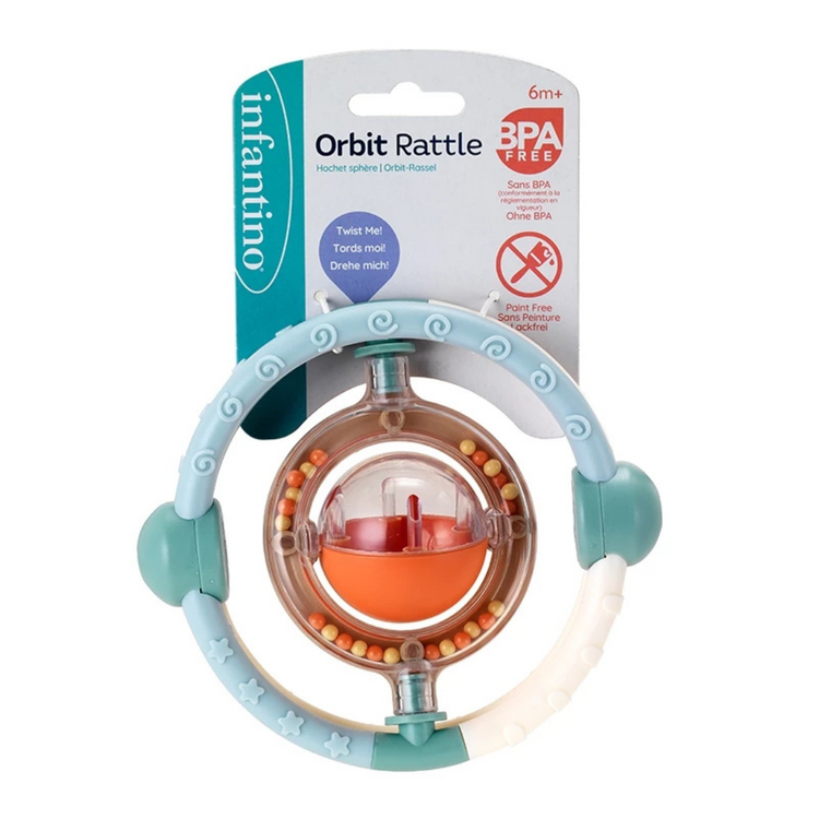 Infantino 316827 Orbit Rattle for Age Grade 6m+