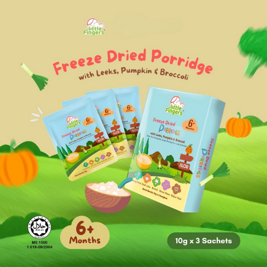 Little Fingers Freeze-Dried Porridge (6m+) (10g x 3 packet)