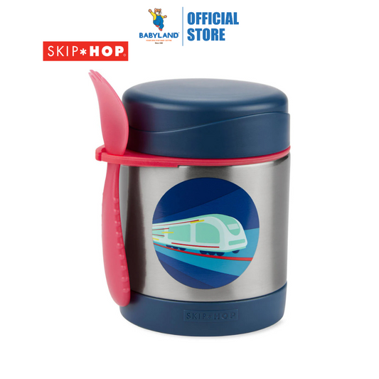 Skip Hop Spark Style Insulated Food Jar - Train (325ml) (3y+)