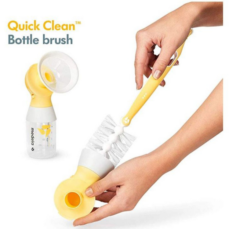 Medela Quick Clean Bottle & Teat Brush With Stand