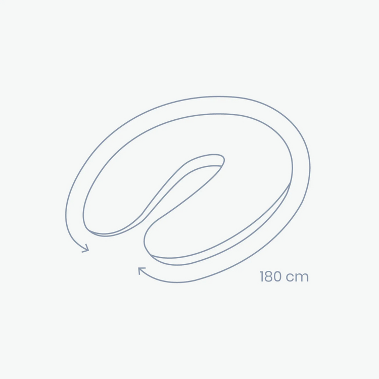 Doomoo Buddy Nursing Pillow - Cloudy Pink