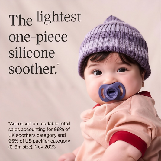 Tommee Tippee Ultra Light Stay Put Silicone Soother 2Pcs/Pack (Assorted)