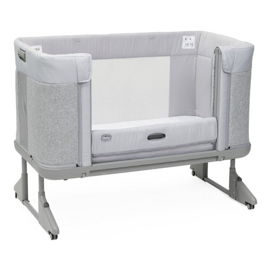 Chicco Next2Me Forever Co Sleeping Cot - Ash Grey (New Born to 22kg)