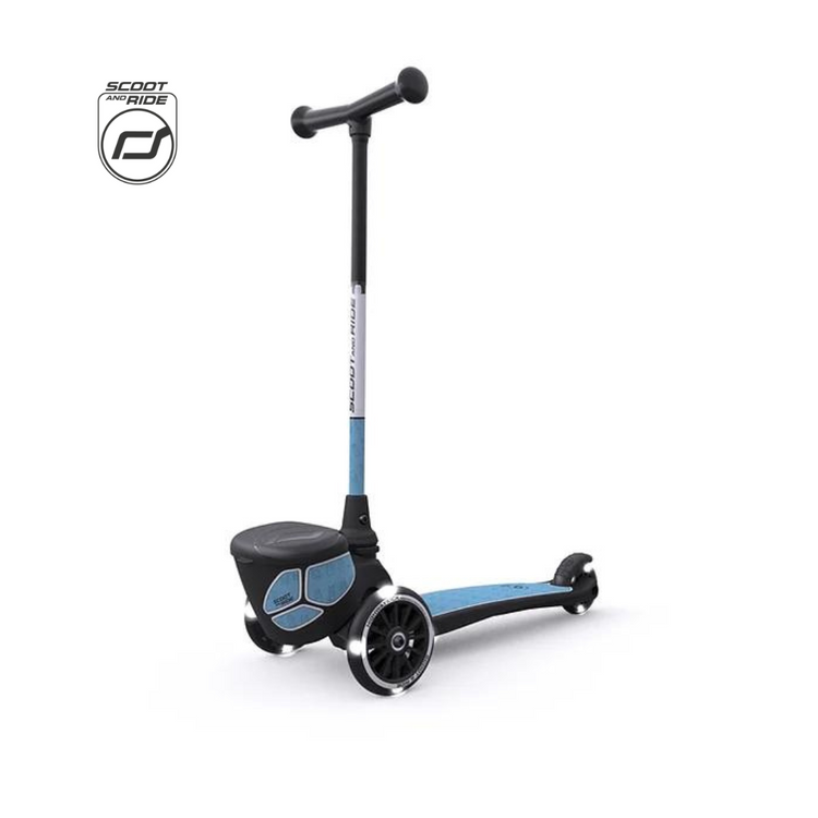 Scoot & Ride Highway Kick 2 Lifestyle - Reflective Steel (2y+)