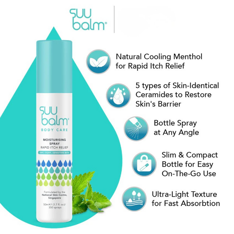 Suu Balm Itch Relief Cooling Moisturising Spray 50ml