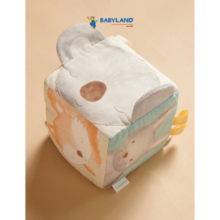 Purebaby Organic Sensory Cube - Little Faces