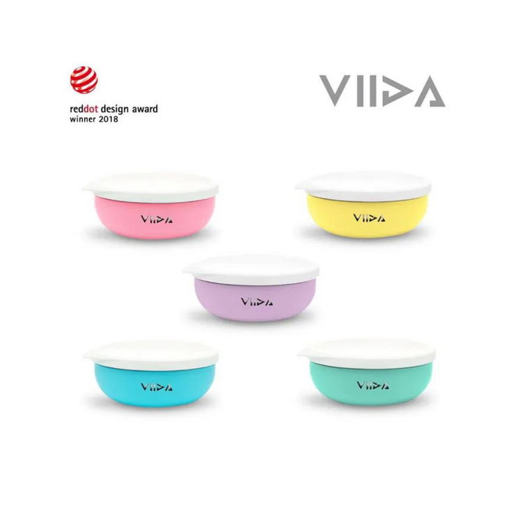 Viida Soufflé Antibacterial Stainless Steel Bowl