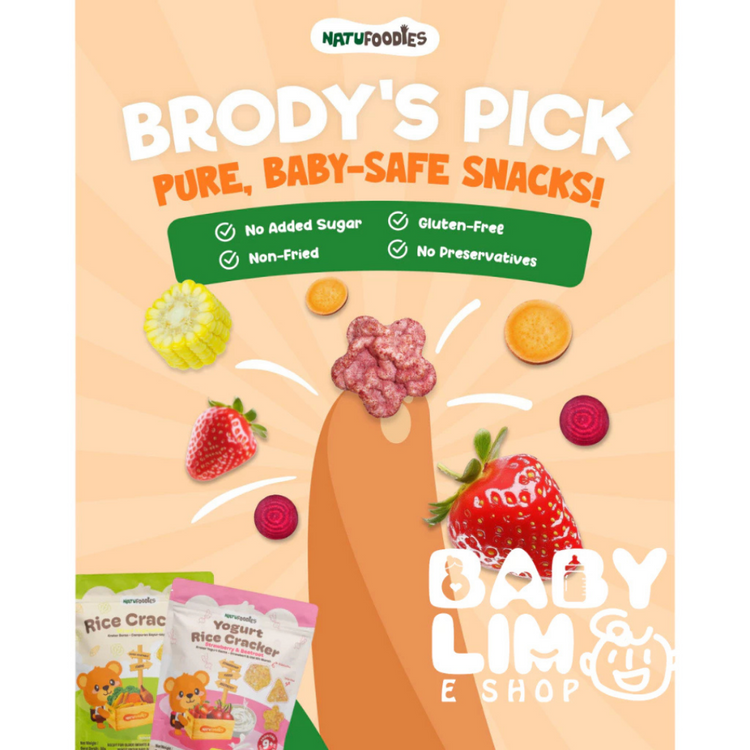 Natufoodies Rice Cracker 50g (9M+)