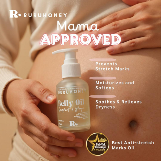 RuruHoney Belly Oil 50ml (KKM Notified, 100% Natural)