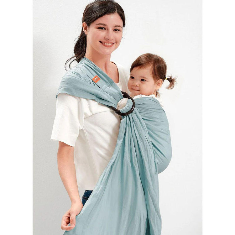 Mamaway Baby Ring Sling - Solid Linen | Adjustable Baby Carrier | Penggendong bayi