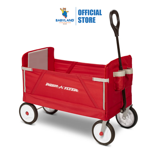 Radio Flyer 3-in-1 EZ Fold Wagon (18 month+ Up to Max Capacity 68 kg)