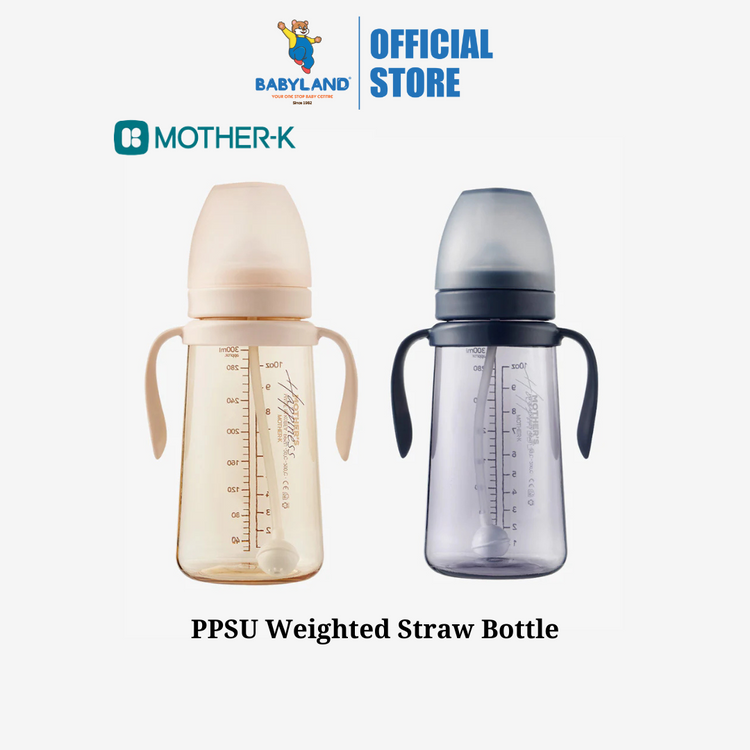 Mother-K PPSU Weighted Straw Bottle (200ml) (300ml)