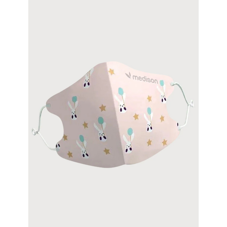 Bmama Medison Crossover 3D Baby Mask Pink Rabbit 20'S