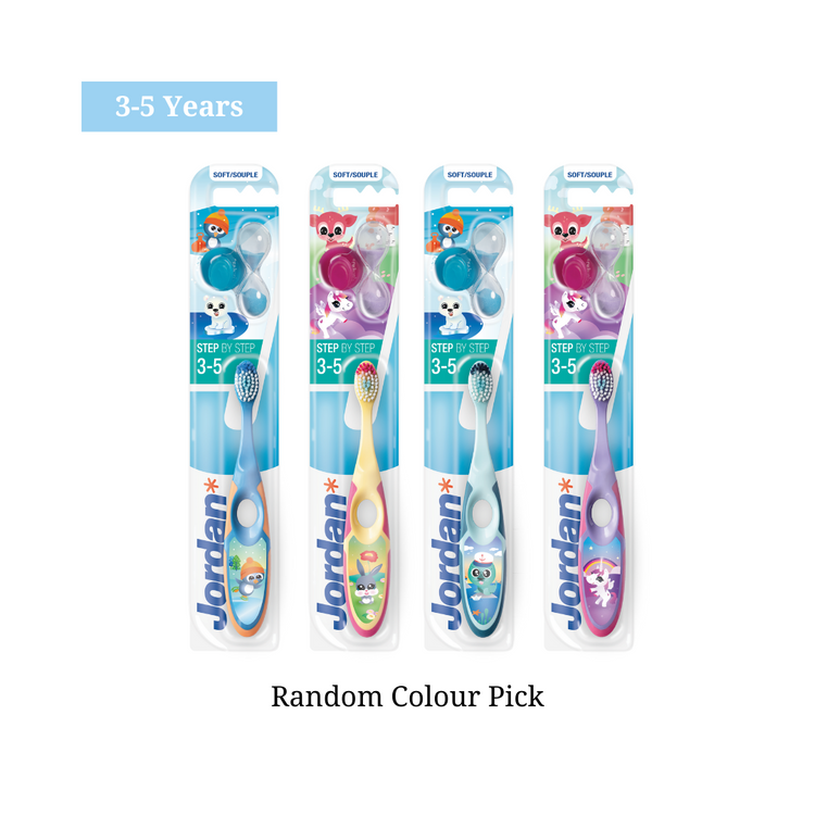 Jordan Kids Step 2 Toothbrush (3-5yrs) (Random Colour Pick)