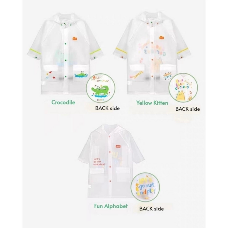 Shukiku Children Raincoat - Premium Quality | Safe Material