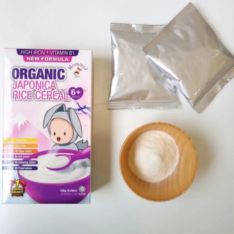 MommyJ Organic Rice Cereal Porridge 120g (6m+)