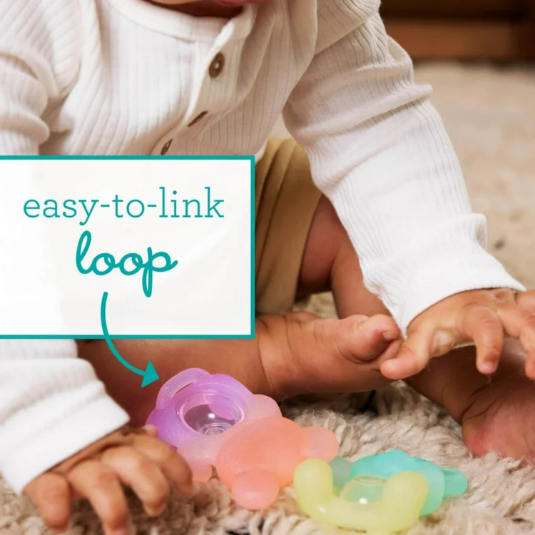 Infantino 316777 Teethimal Pop Pals - Gummy Bears Suitable for Age 0+ Months