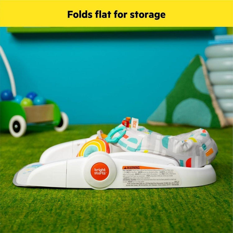 Bright Starts Learn-to-Sit 2-Position Floor Seat - Playful Paradise (4-12m)