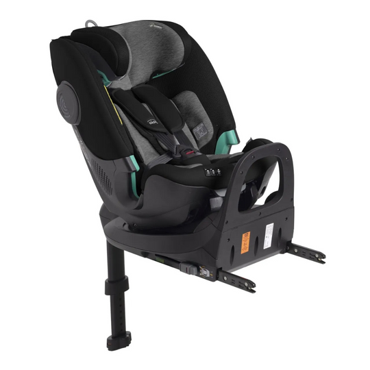 Chicco Fullseat 360 i-Size R129/03 Standard Car Seat with Base - Black Satin | Bamboo Fabric
